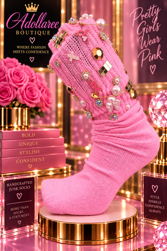 Pretty in Power Junk Socks