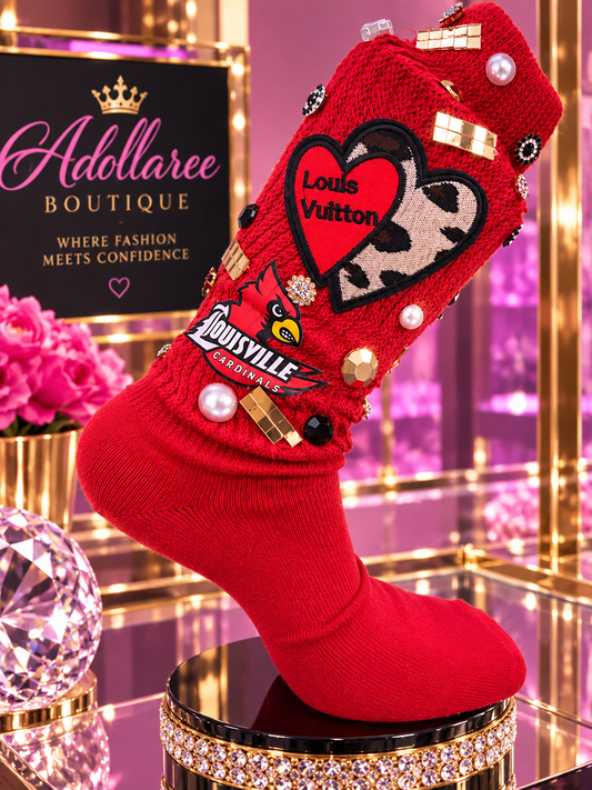 Cardinal Luxe Junk Socks