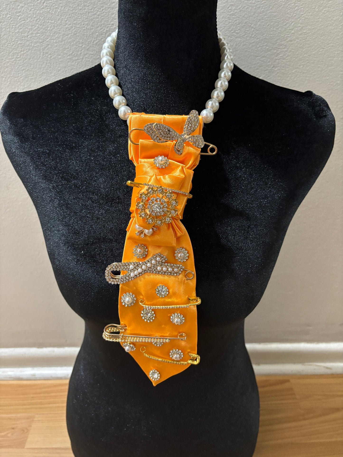 Sunset Glow Luxe Statement Tie