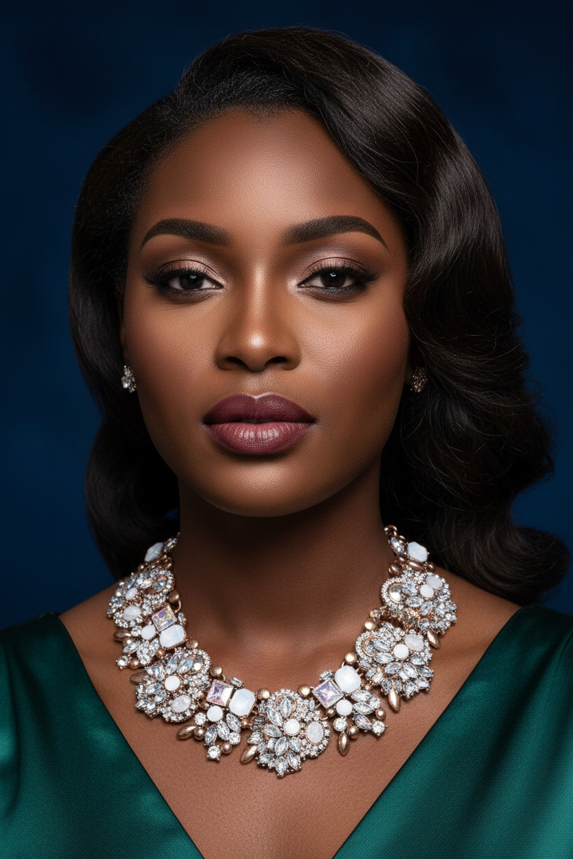 DIAMOND ICE STATEMENT NECKLACE