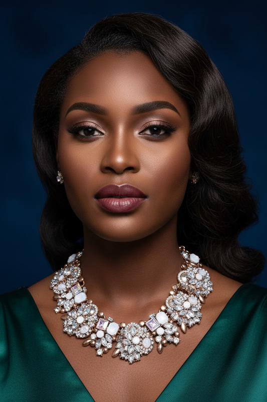 DIAMOND ICE STATEMENT NECKLACE