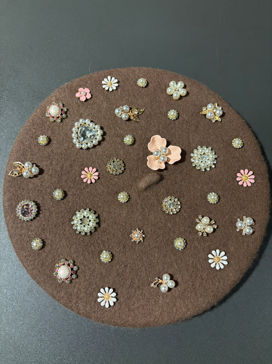 The Pearl Garden Couture Beret