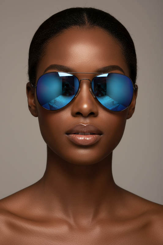 Midnight Mirage Aviator Sunglasses