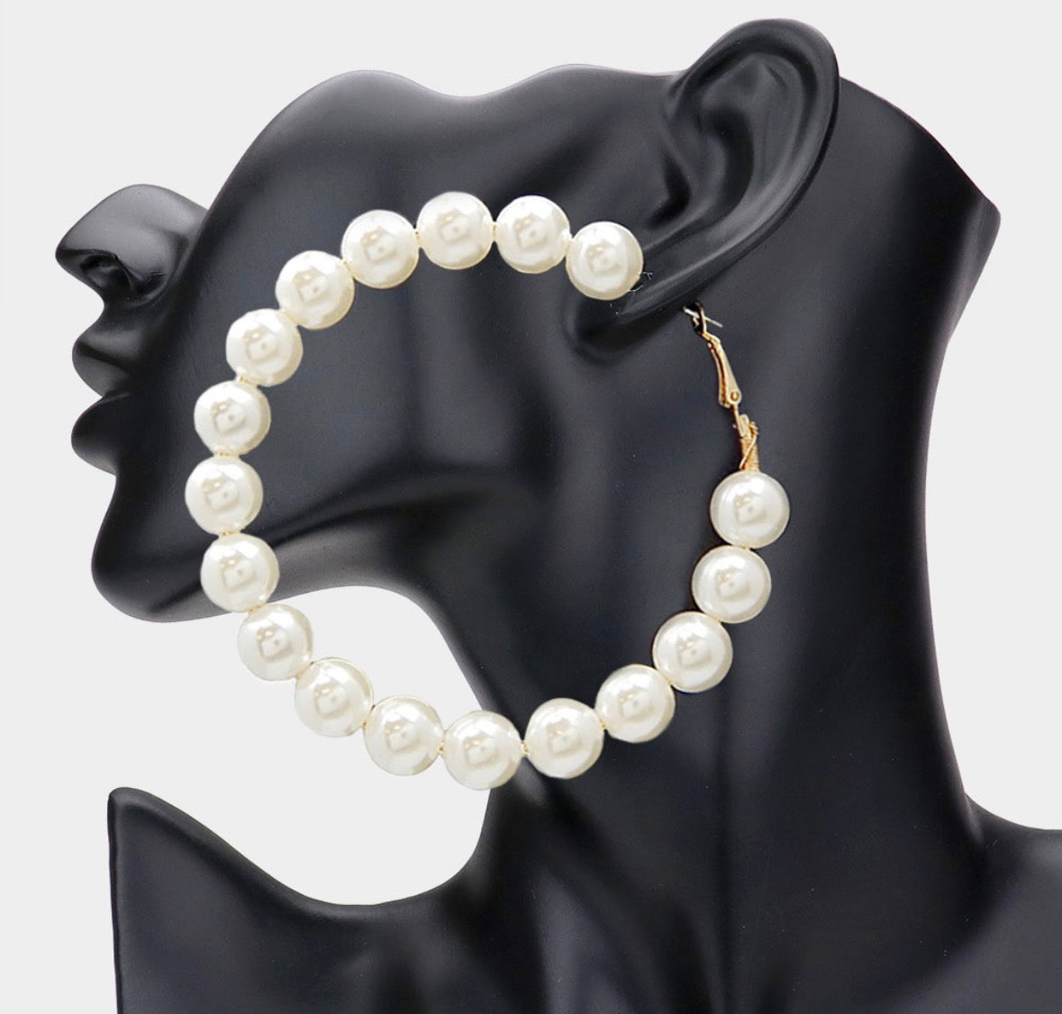 💫 Everyday Elegance Pearl Hoops