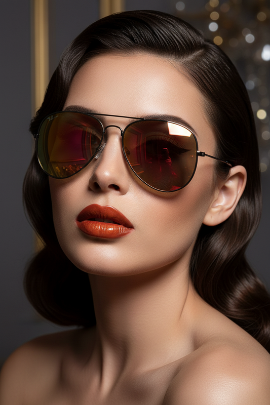 Sunset Luxe Aviator Sunglasses