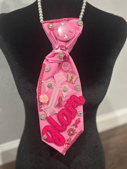 Believe in Love – Breast Cancer Awareness Signature Glam Tie

Faith. Love. Strength. Confidence.