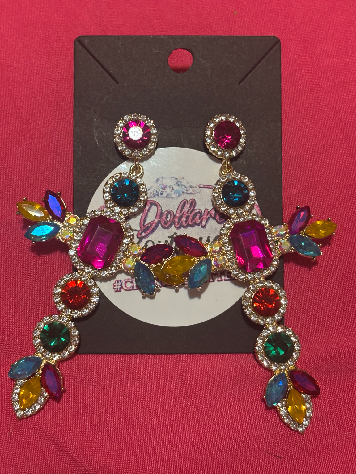 “Color Me Bold” Statement Earrings
