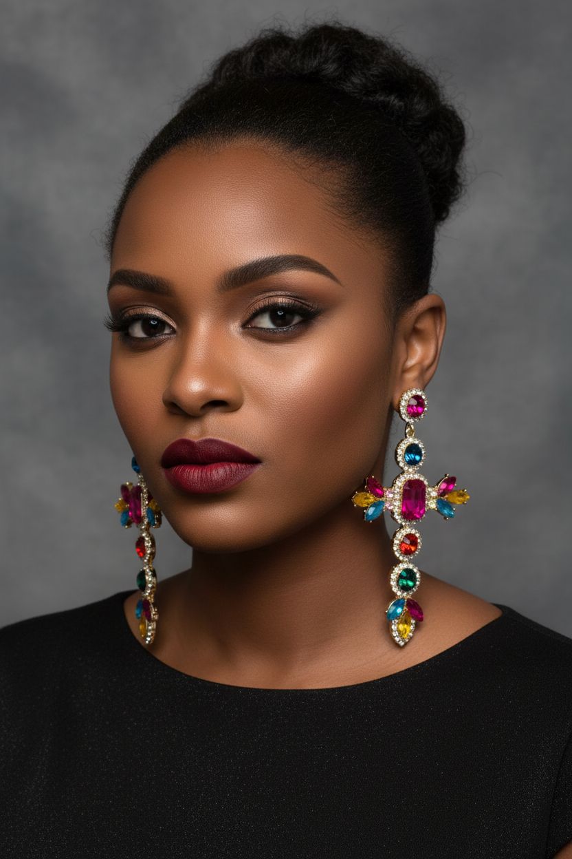 “Color Me Bold” Statement Earrings