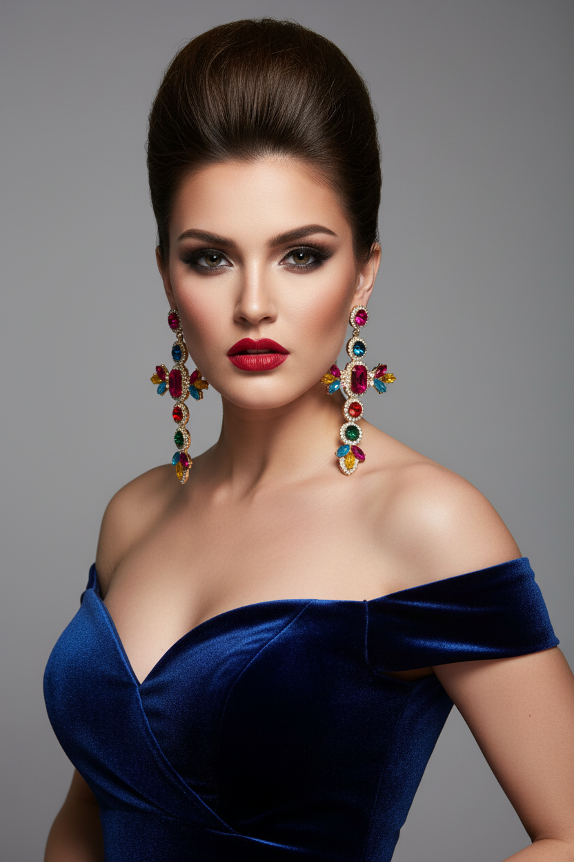 “Color Me Bold” Statement Earrings