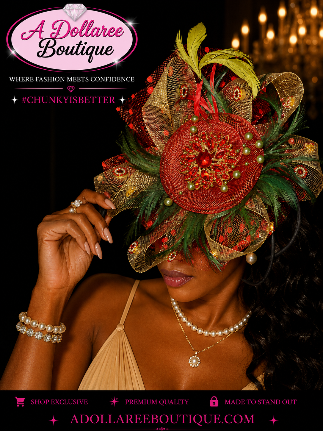 Royal Garden Glam Fascinator