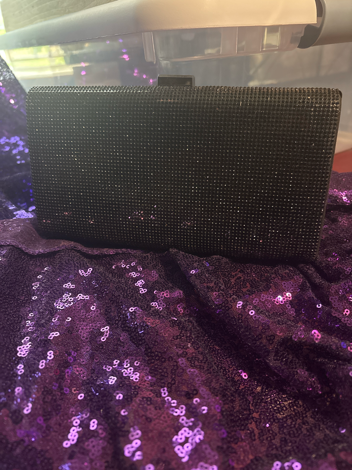 Midnight Glam Luxe Clutch
