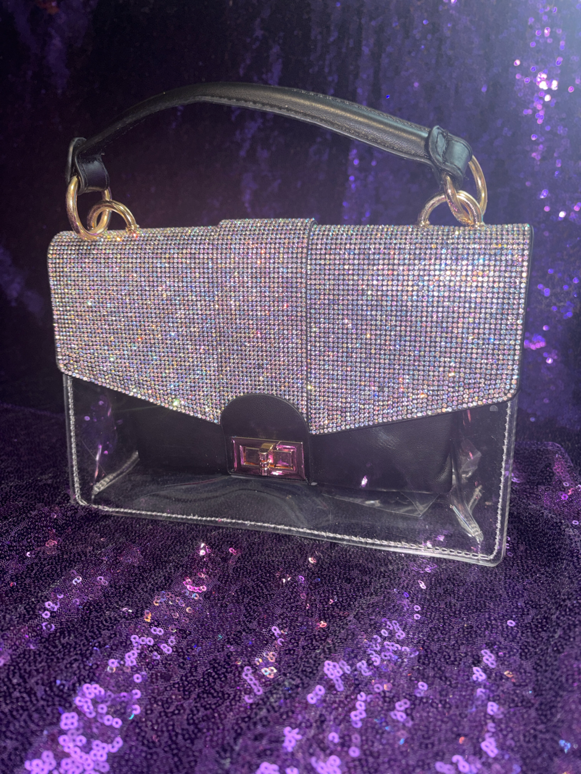 Crystal Clear Glam Bag