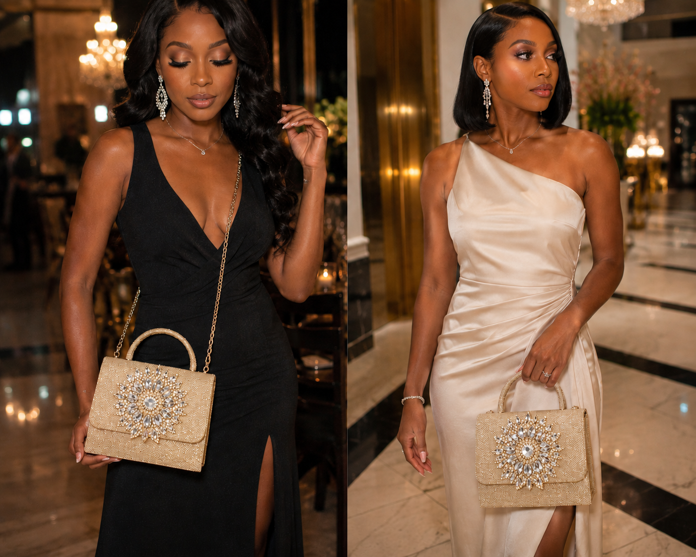 Celestial Ice Glam Handbag