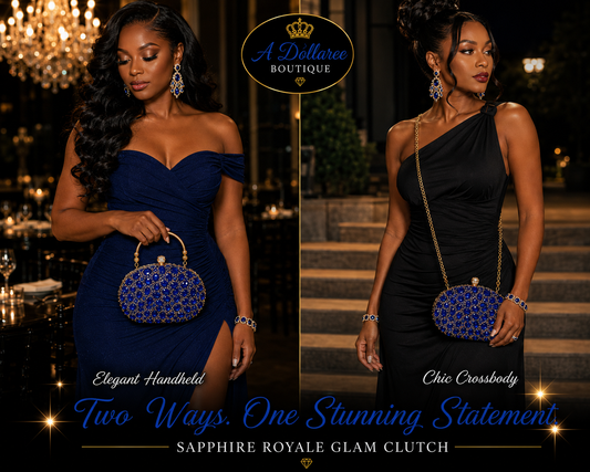 Sapphire Royale Glam Clutch