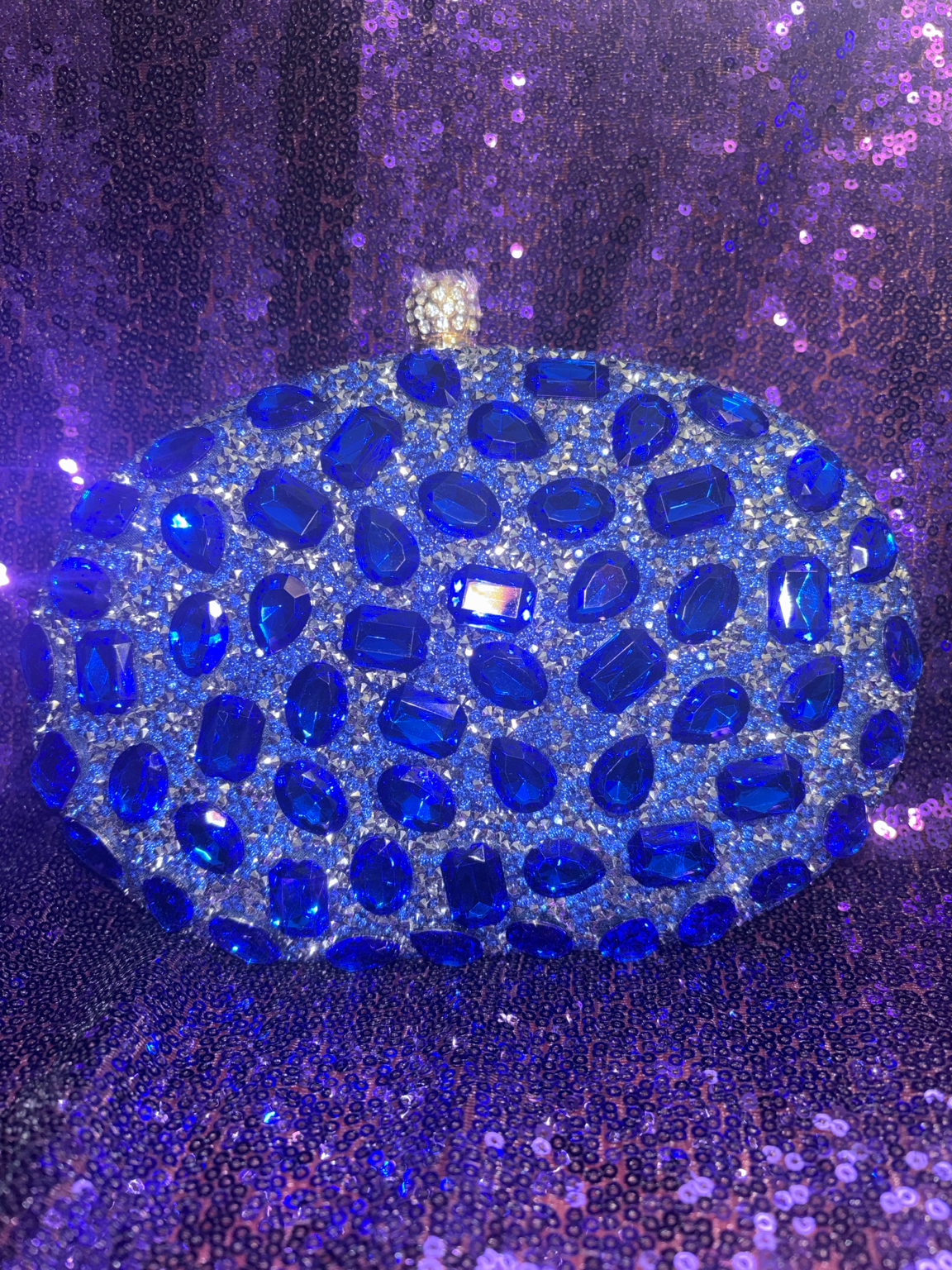 Sapphire Royale Glam Clutch
