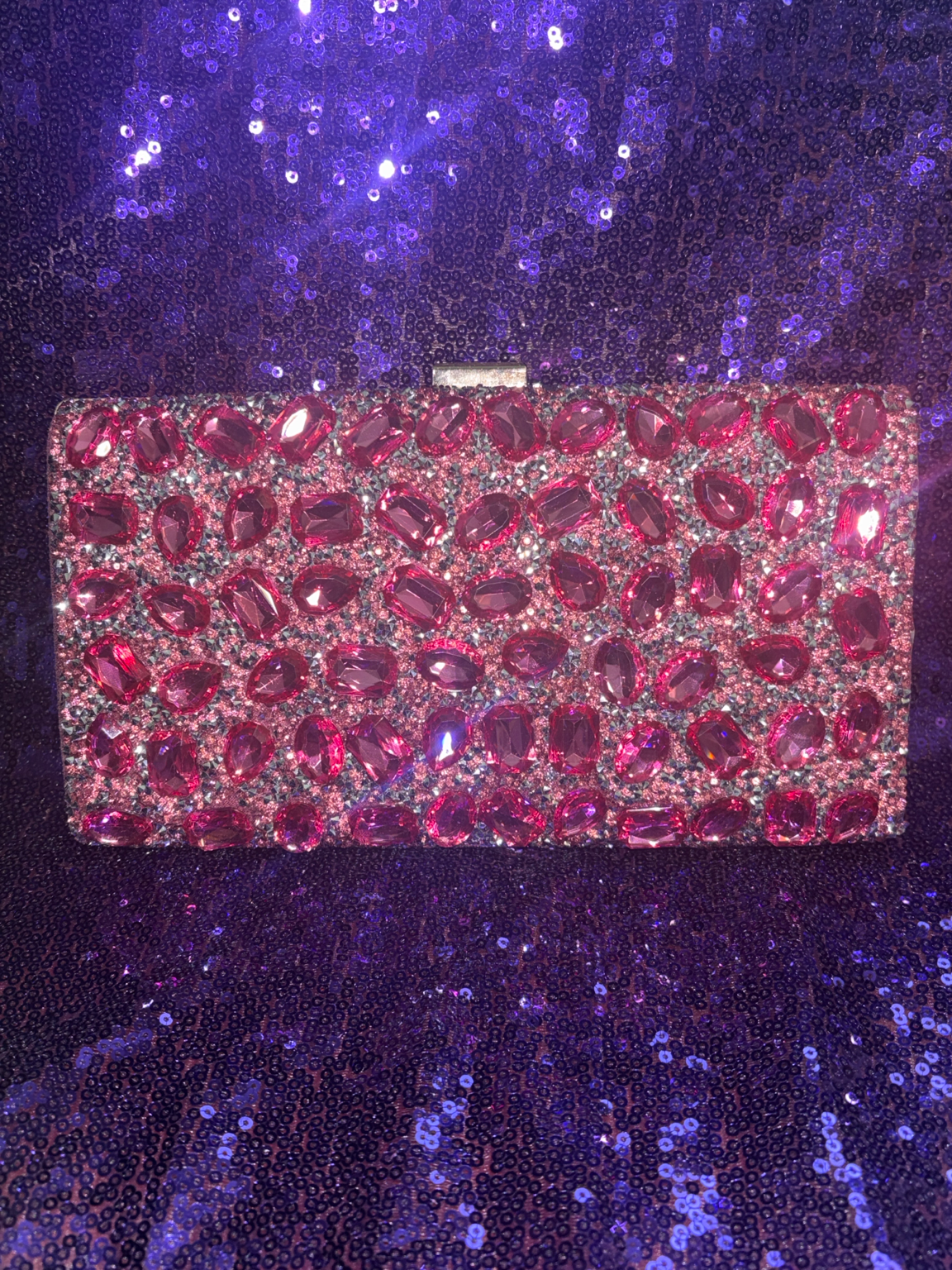 Pink Radiance Glam Clutch