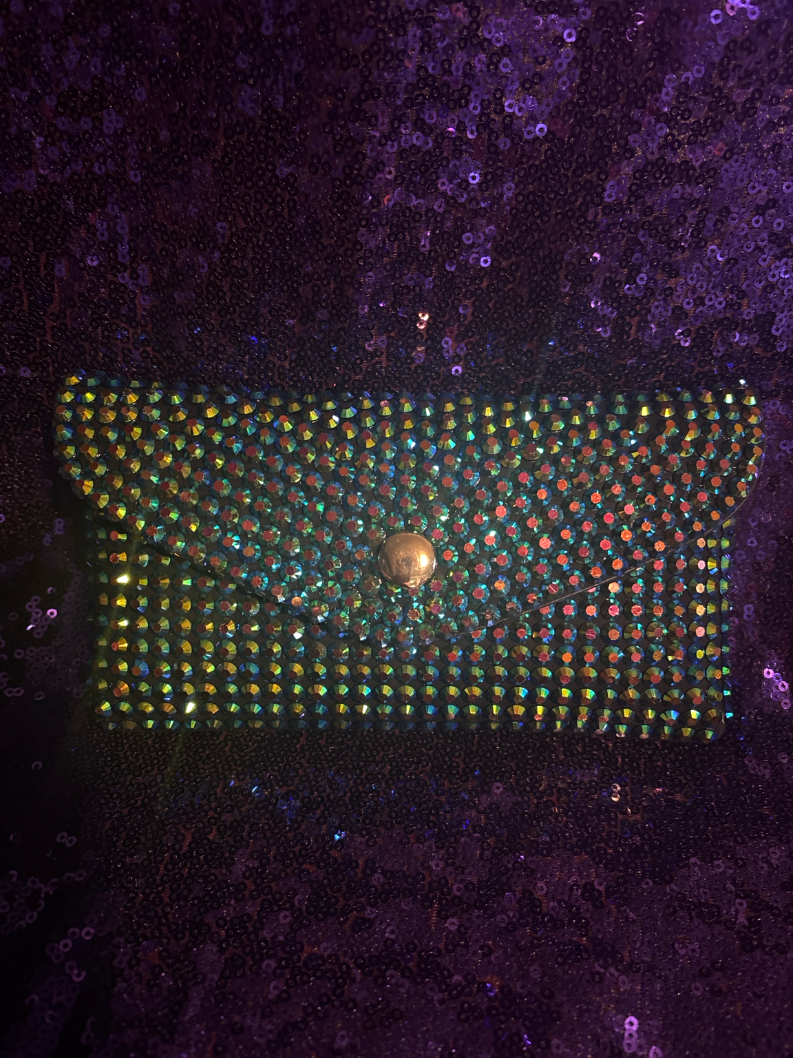 Midnight Prism Luxe Belt Bag
