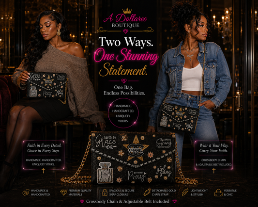 Saved By Grace Luxe Crossbody Clutch