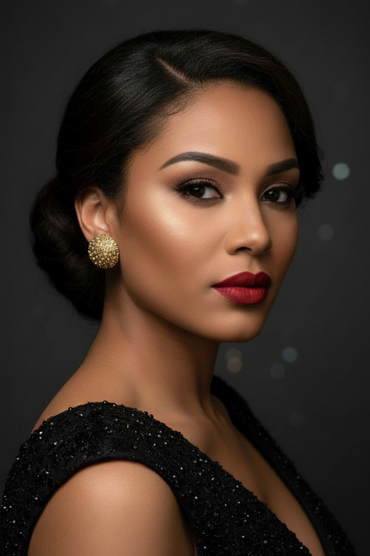 Golden Glow Luxe Studs