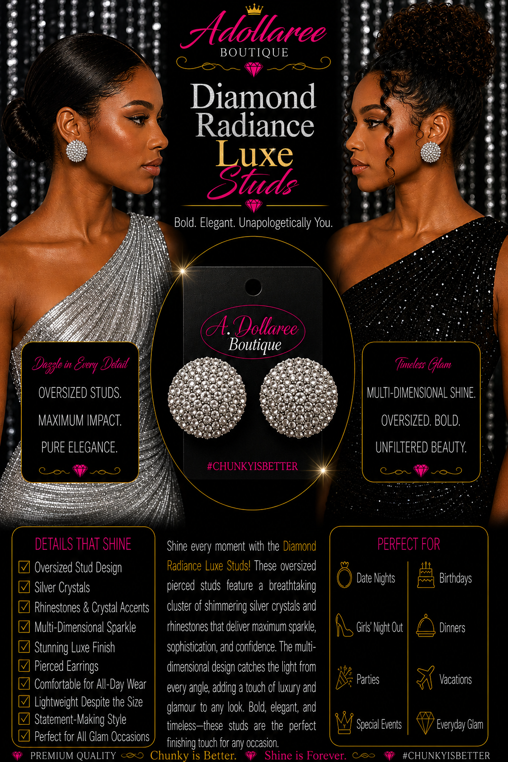 Diamond Radiance Luxe Studs