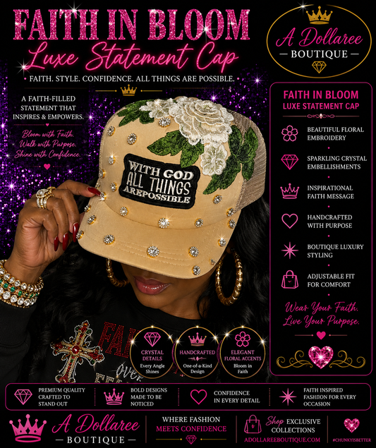 Faith in Bloom Crystal Cap