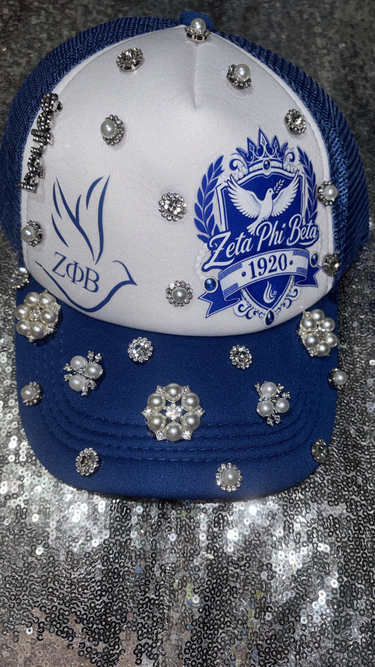 Pearl Crest Luxe Statement Cap