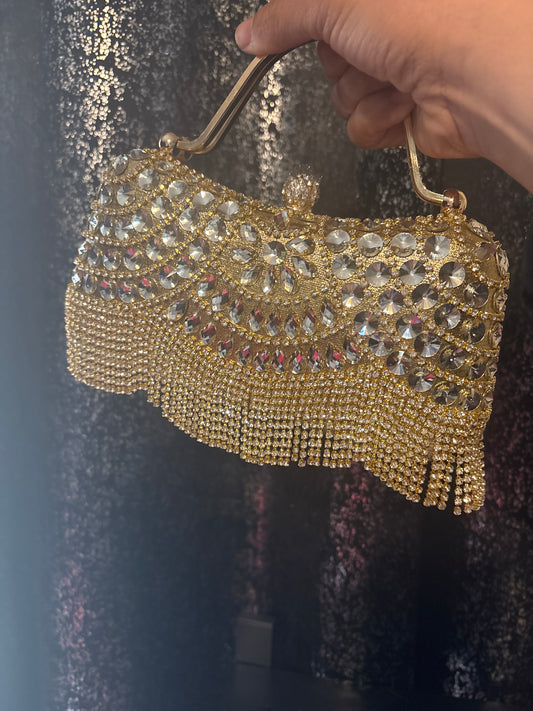 The Regal Radiance Fringe Clutch