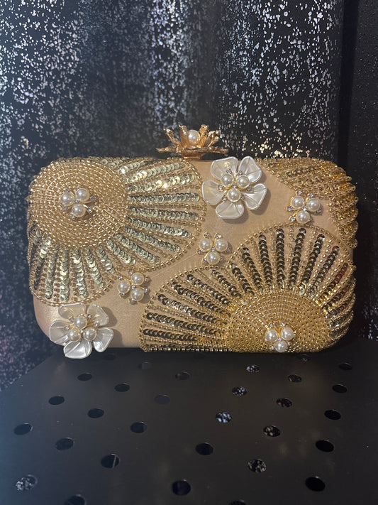 THE GOLDEN BLOOM COUTURE CLUTCH