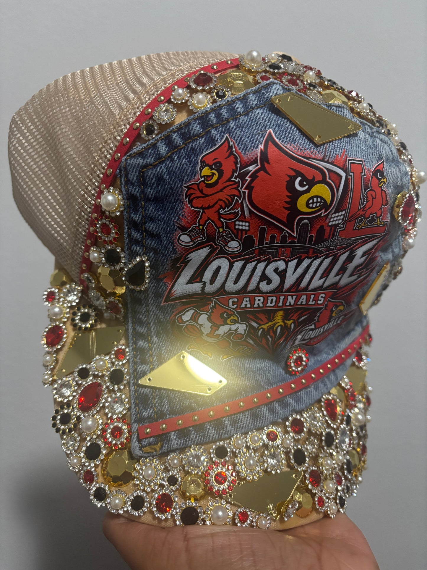The Cardinal Gold Rush Couture Trucker