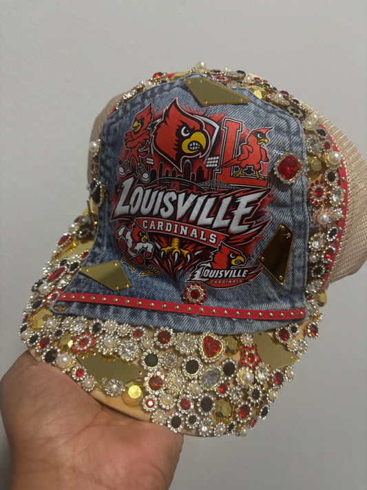 The Cardinal Gold Rush Couture Trucker