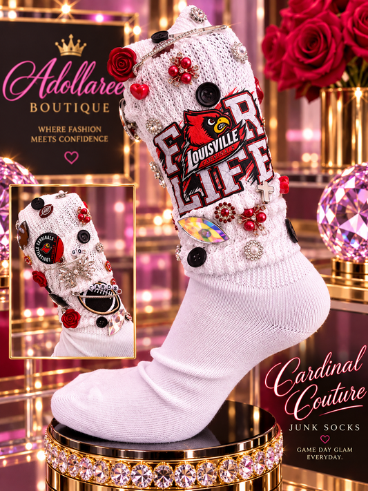 The Cardinal Couture Junk Socks