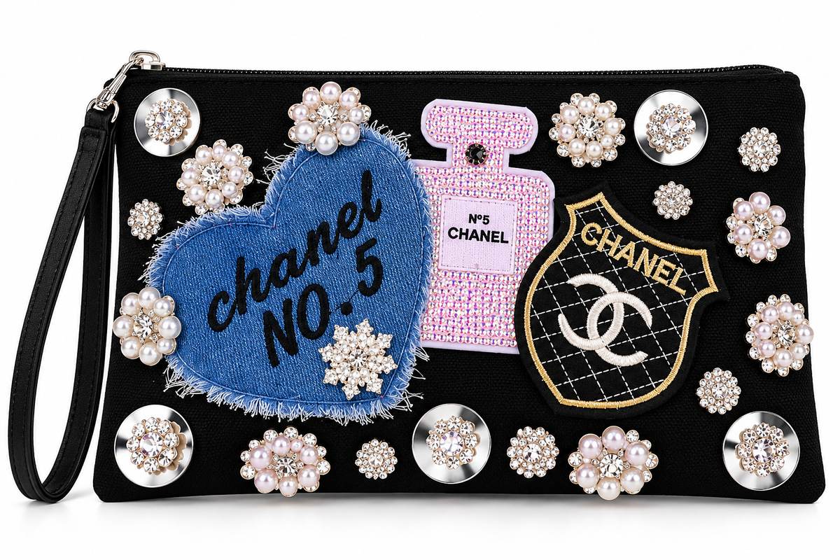 The Iconic No. 5 Statement Wristlet