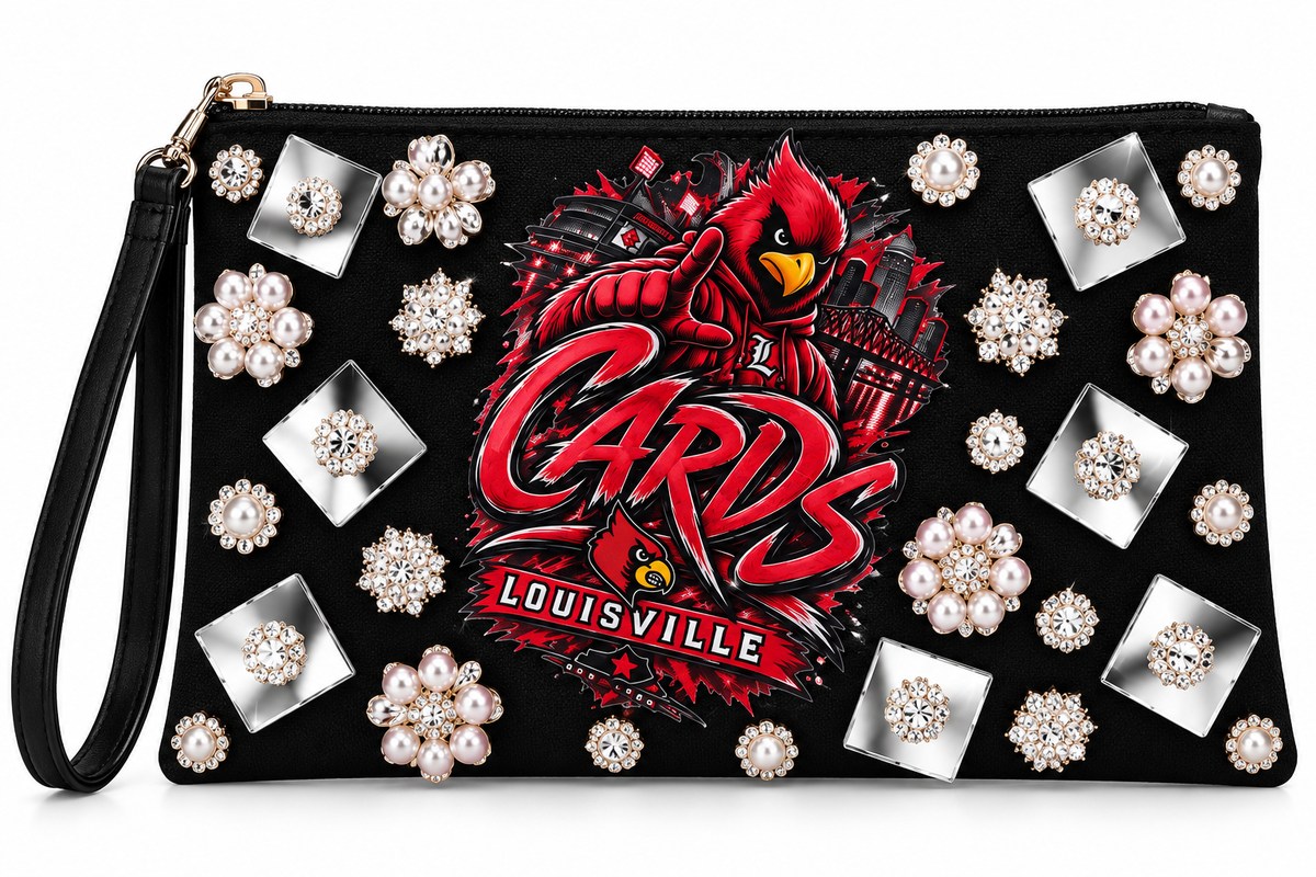 Cardinal Couture Statement Wristlet