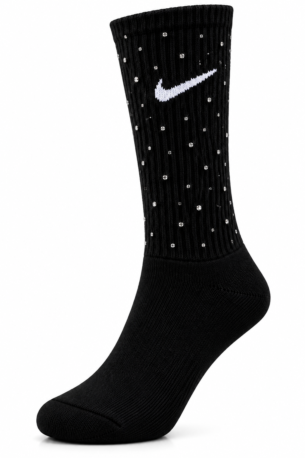 Black Crystal Statement Sock