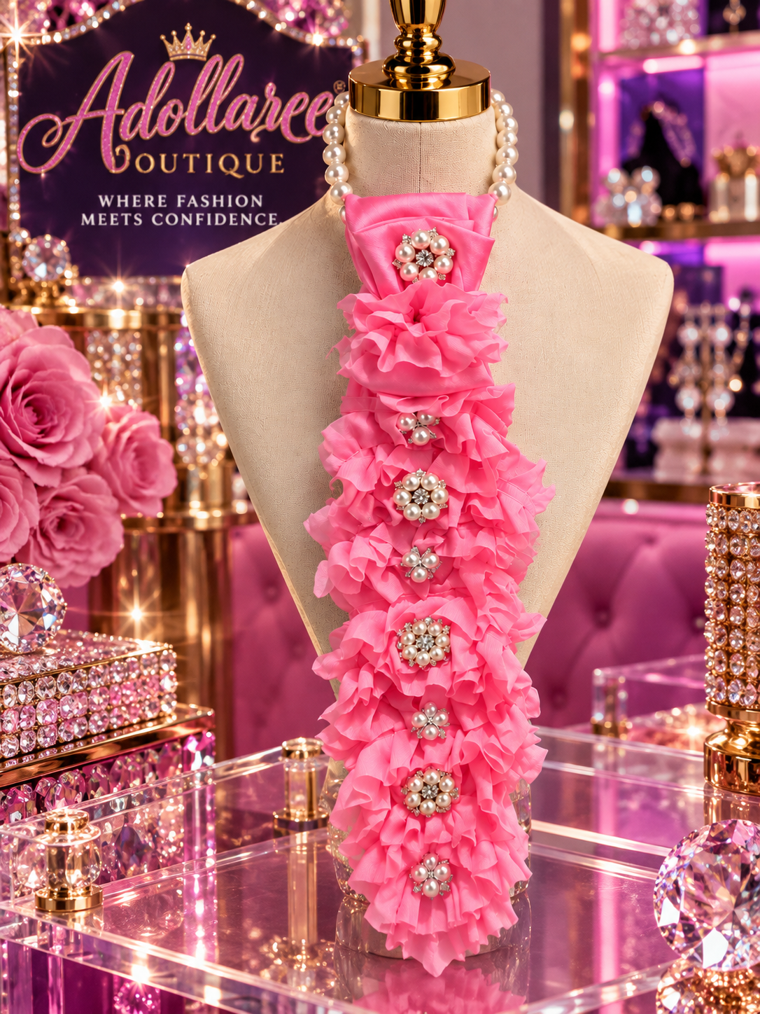 The Pink Duchess Glam Tie