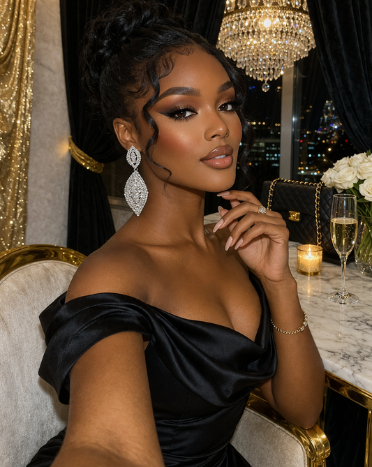 THE DIAMOND DIVA CLIP-ON DROP EARRINGS 💎✨