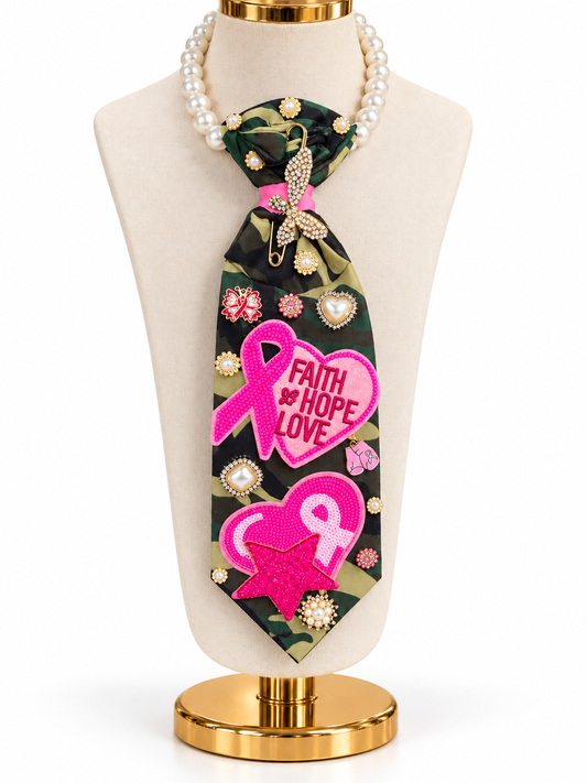 Wrapped in Hope — Faith, Hope & Love Camo Statement Tie