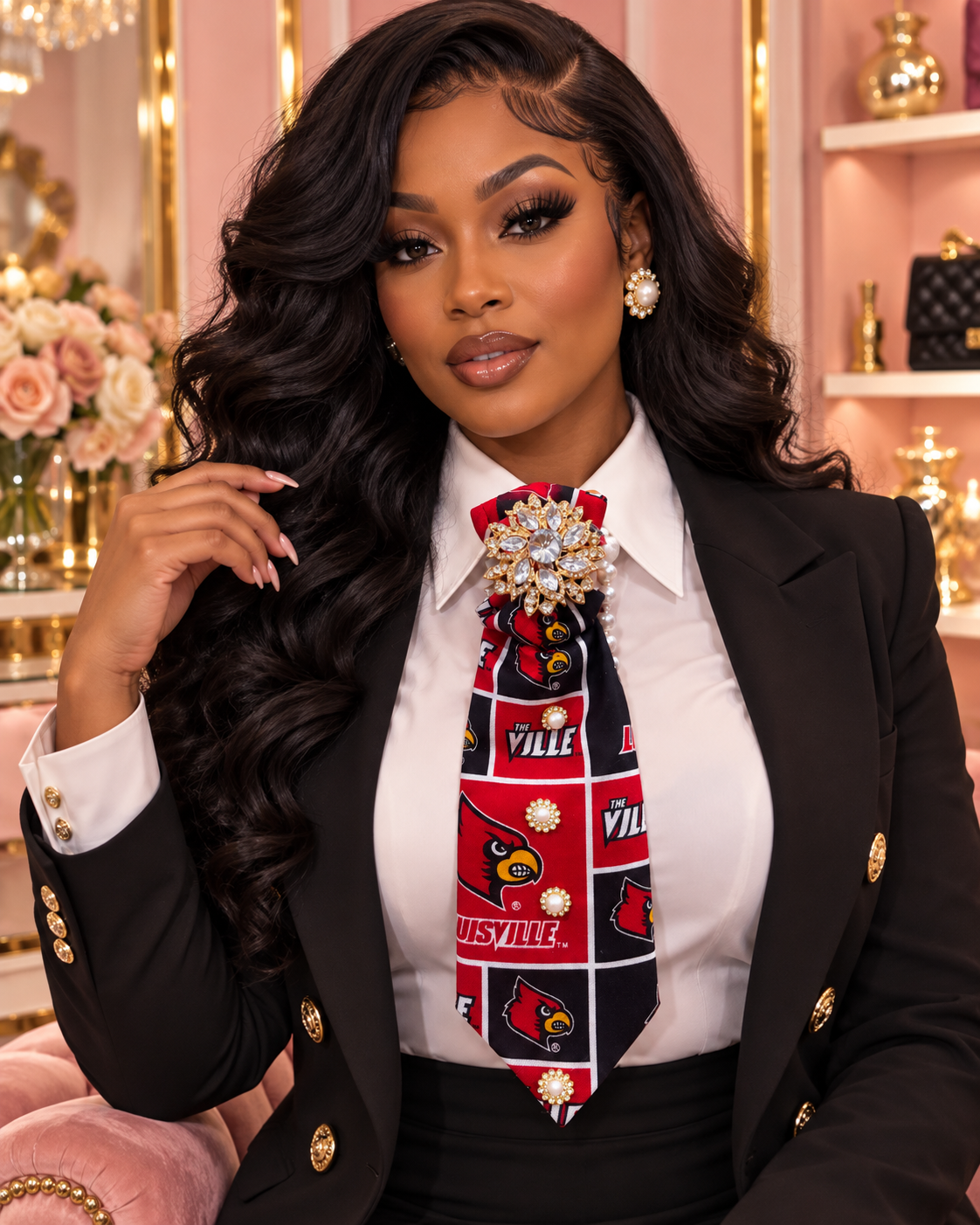 The Cardinal Glam Affair | Louisville-Inspired Statement Tie