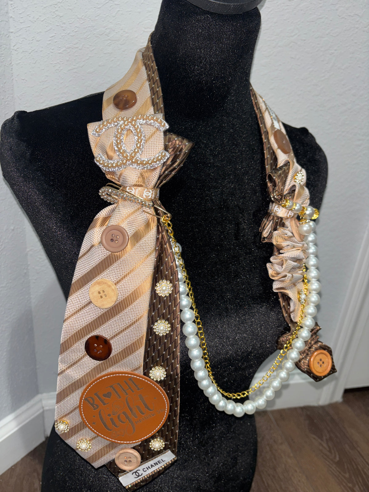 The Legacy Heiress | Luxury Embellished Statement Tie Necklace