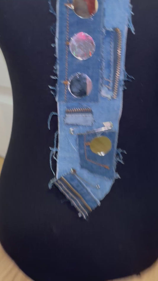 🧵 Urban Edge Denim Necktie