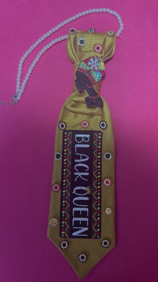 “Black Queen Royalty” Statement Tie